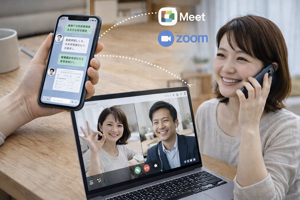 オンラインで進めるサポートのイメージ写真