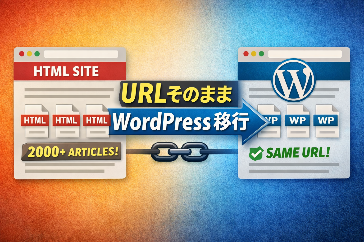 静的ページの移行